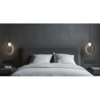 LACRIMA Pakabinamas šviestuvas Juoda 20cm 15W LED 3000K
