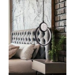 LACRIMA Pakabinamas šviestuvas Juoda 20cm 15W LED 3000K