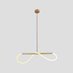 SUPREME Pakabinamas šviestuvas 80cm Aukso 18W LED 3000K