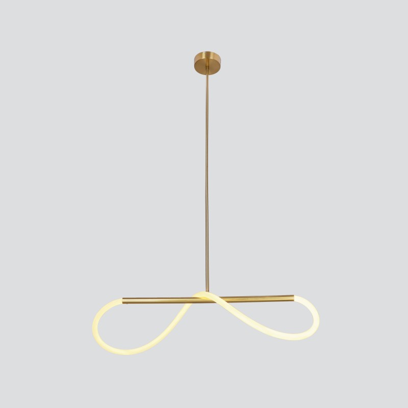 SUPREME Pakabinamas šviestuvas 80cm Aukso 18W LED 3000K