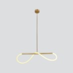SUPREME Pakabinamas šviestuvas 80cm Aukso 18W LED 3000K