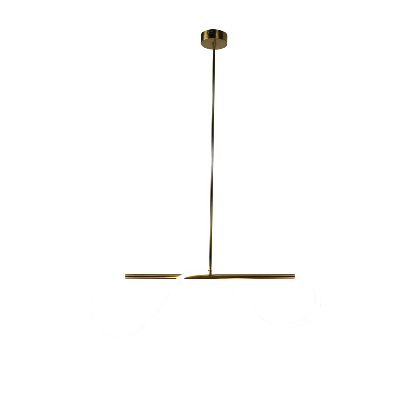SUPREME Pakabinamas šviestuvas 100cm Aukso 18W LED 3000K