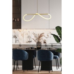 SUPREME Pakabinamas šviestuvas 100cm Aukso 18W LED 3000K