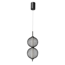 Pakabinamas šviestuvas Puma LED 10W 3000K D:14cm Juodas