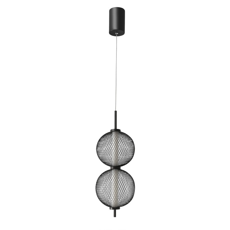 Pakabinamas šviestuvas Puma LED 10W 3000K D:14cm Juodas