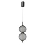 Pakabinamas šviestuvas Puma LED 10W 3000K D:14cm Juodas