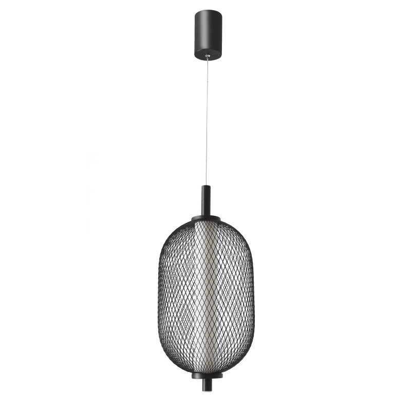 Pakabinamas šviestuvas Puma LED 10W 3000K D:15cm Juodas