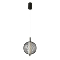 Pakabinamas šviestuvas Puma LED 10W 3000K D:20cm Juodas