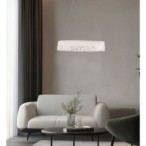Pakabinamas šviestuvas FROZI LED 32W 3000K D:50cm Baltas