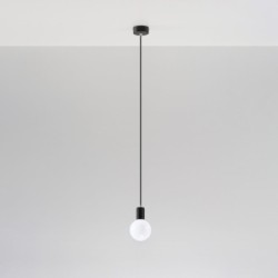 Pakabinamas šviestuvas EDISON juodas 1xE27