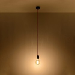 Pakabinamas šviestuvas EDISON juodas 1xE27