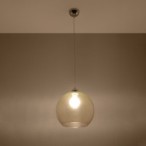 Pakabinamas šviestuvas BALL šampanas 1xE27