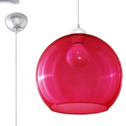 Pakabinamas šviestuvas BALL raudonas 1xE27