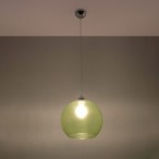 Pakabinamas šviestuvas BALL žalias 1xE27