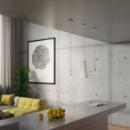 Pakabinamas šviestuvas UMBERTO baltas 1xE27