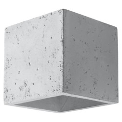 Sieninis šviestuvas QUAD concrete 1xG9