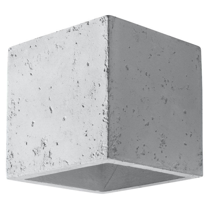 Sieninis šviestuvas QUAD concrete 1xG9
