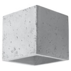 Sieninis šviestuvas QUAD concrete 1xG9