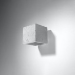 Sieninis šviestuvas QUAD concrete 1xG9
