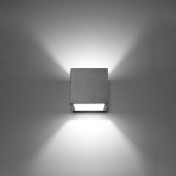 Sieninis šviestuvas QUAD concrete 1xG9