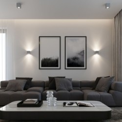 Lubinis šviestuvas QUAD concrete 1xGU10
