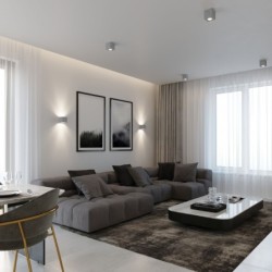 Lubinis šviestuvas QUAD concrete 1xGU10