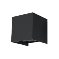 Sieninis šviestuvas LUCA juodas LED IP54 LED 6W 3000K