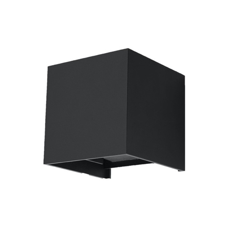 Sieninis šviestuvas LUCA juodas LED IP54 LED 6W 3000K