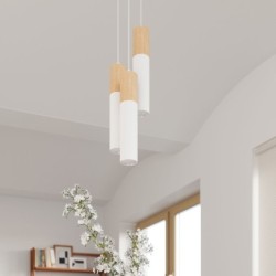 Pakabinamas šviestuvas PABLO 2 baltas 2xGU10