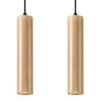 Pakabinamas šviestuvas LINO 2 wood 2xGU10