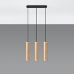 Pakabinamas šviestuvas LINO 3 wood 3xGU10