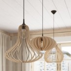 Pakabinamas šviestuvas APRILLA wood 1xE27
