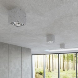 Lubinis šviestuvas "VALDE concrete 1xGU10