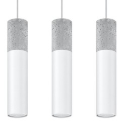 Pakabinamas šviestuvas BORGIO 3L baltas 3xGU10