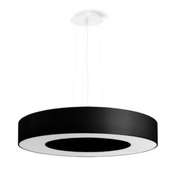 Pakabinamas šviestuvas SATURNO SLIM 50 juodas 5xE27