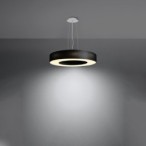 Pakabinamas šviestuvas SATURNO SLIM 50 juodas 5xE27