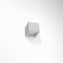 Sieninis šviestuvas LEO concrete 1xG9