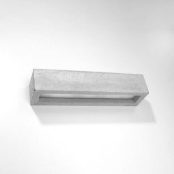 Sieninis šviestuvas VEGA 50 concrete 2xE27