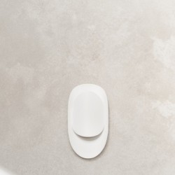 Sieninis šviestuvas TEAR baltas 1xG9