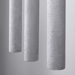Pakabinamas šviestuvas PASTELO 3L Betonas 3xG9