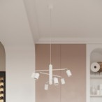 Lubinis šviestuvas LEMMI 6L Baltas 6xGU10