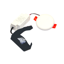 Įmontuojama LED panelė ROSA 6W, apvali, IP65, 4000K (Neutrali balta)