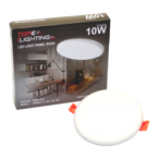 Įmontuojama LED panelė ROSA 10W, apvali, IP65, 4000K (Neutrali balta)