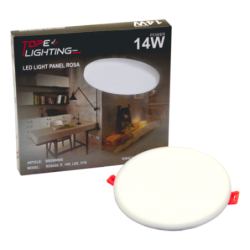Įmontuojama LED panelė ROSA 14W, apvali, IP65, 4000K (Neutrali balta)
