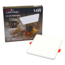 Įmontuojama LED panelė ROSA 14W, kvadratinė, IP65, 4000K (Neutrali balta)