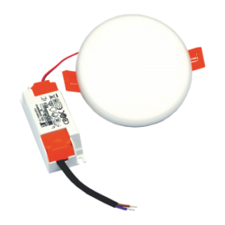 Įmontuojama LED panelė RONDA 8W, apvali, IP65, 3000K (Šiltai balta)