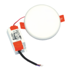Įmontuojama LED panelė RONDA 8W, apvali, IP65, 3000K (Šiltai balta)