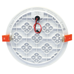 Įmontuojama LED panelė RONDA 20W, apvali, IP65, 3000K (Šiltai balta)