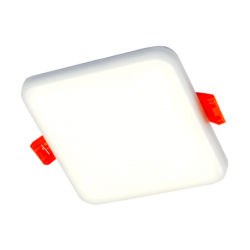Įmontuojama LED panelė RONDA 8W, kvadratinė, IP65, 3000K (Šiltai balta)