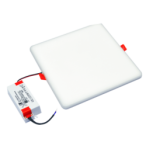 Įmontuojama LED panelė RONDA 28W, kvadratinė, IP65, 3000K (Šiltai balta)
